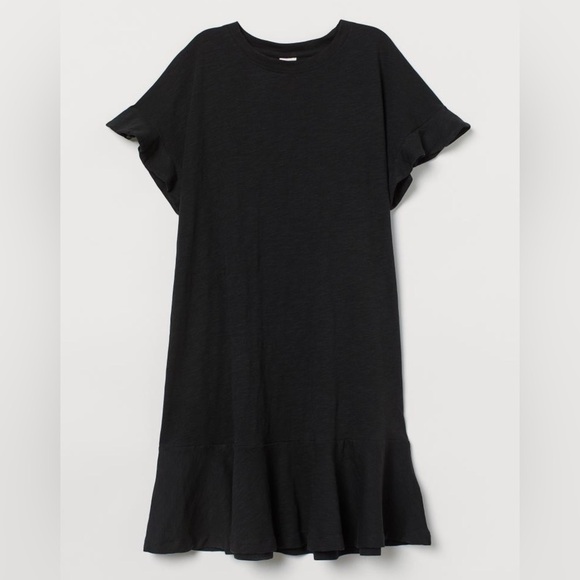 NWT, Hongyu Amy, Poly/Spandex Stretchy Dress, Elegant Black, Size 2X (Fits XL) - Picture 12 of 13